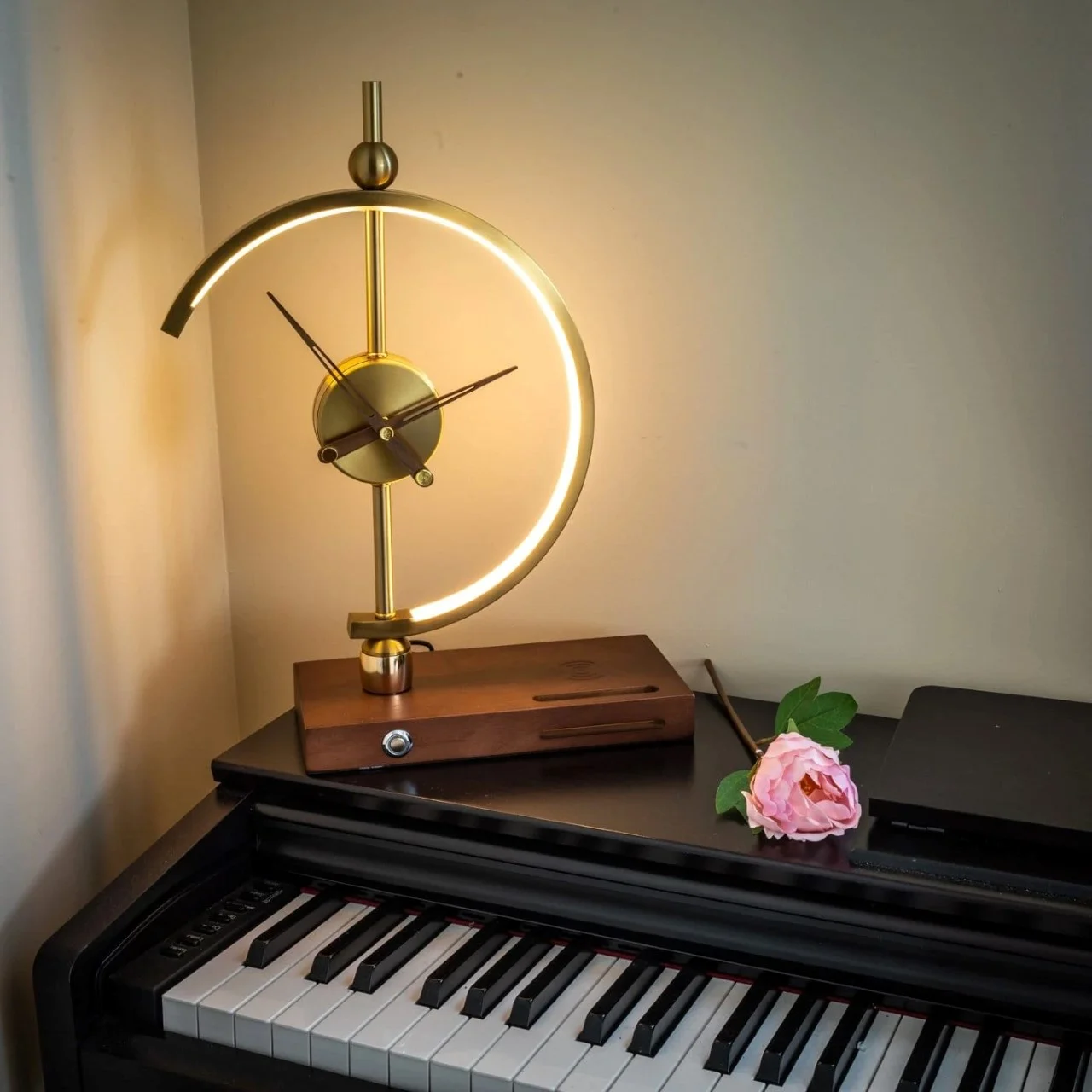 Your Tabletop, Decorative, and Phone Charging Needs in One Piece: The Khonsu Lamp