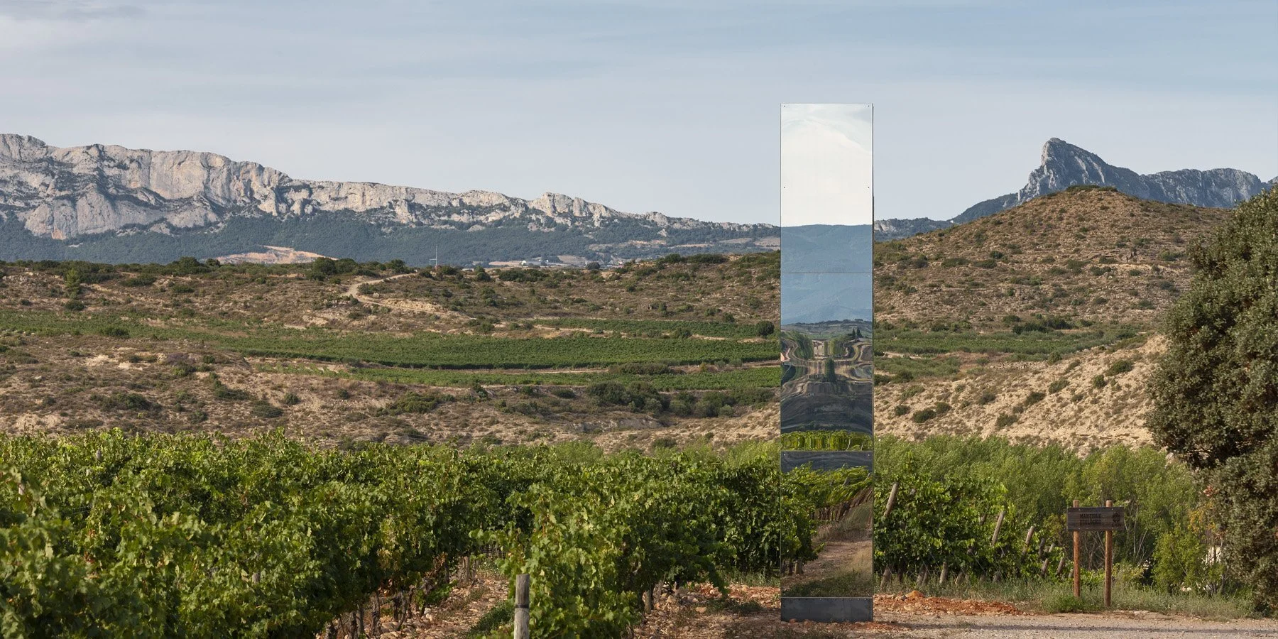 mirror clad tower ephemeral landmark vineyard spain designboom large