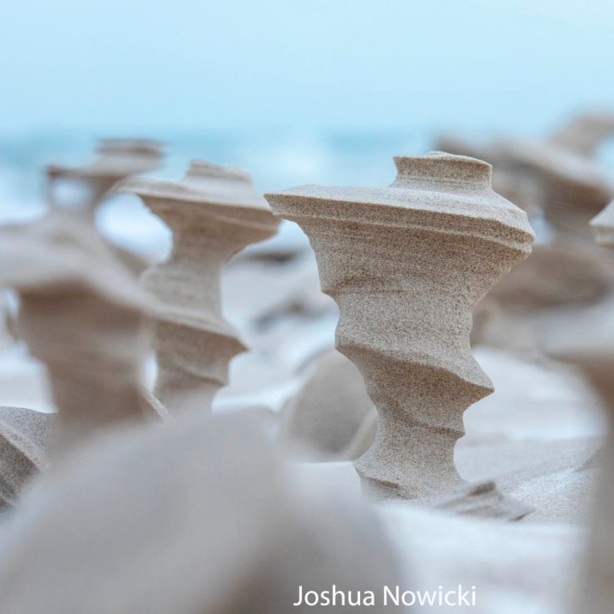 wind eroded sand sculptures joshua novicki 1