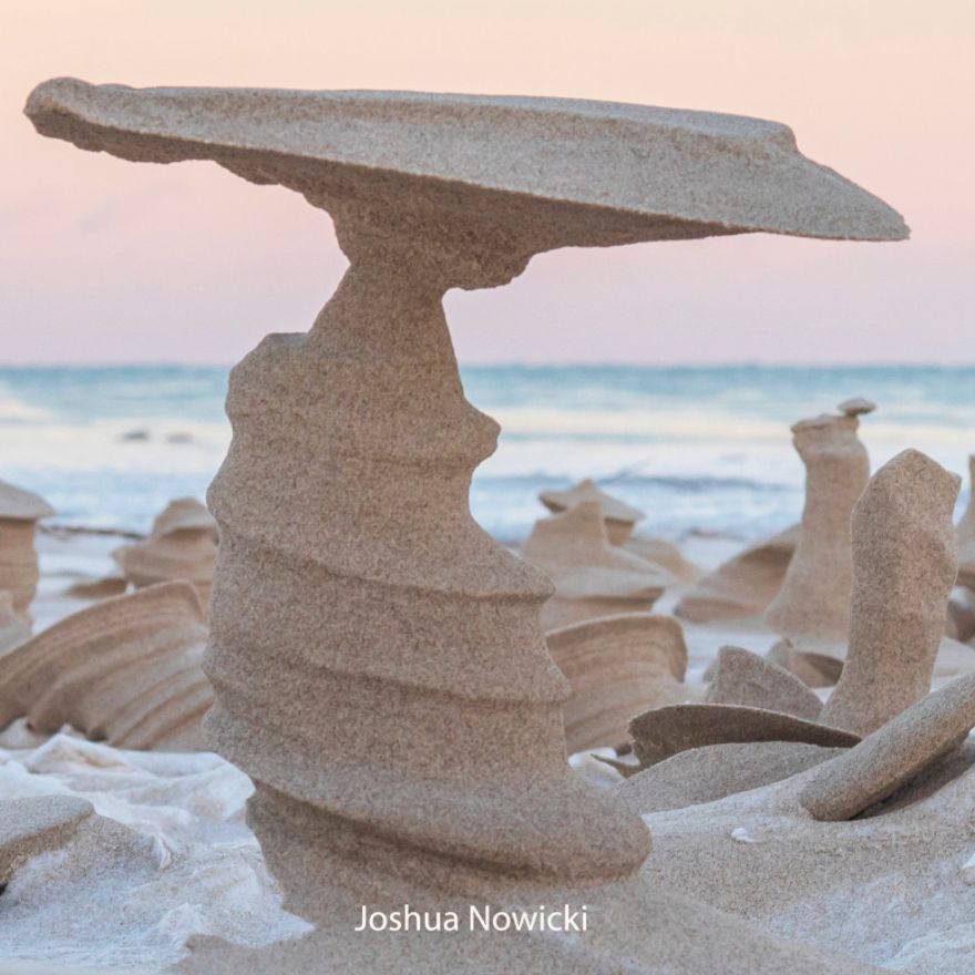 wind eroded sand sculptures joshua novicki 3
