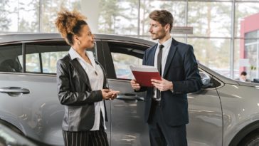 A Woman Buying a Car