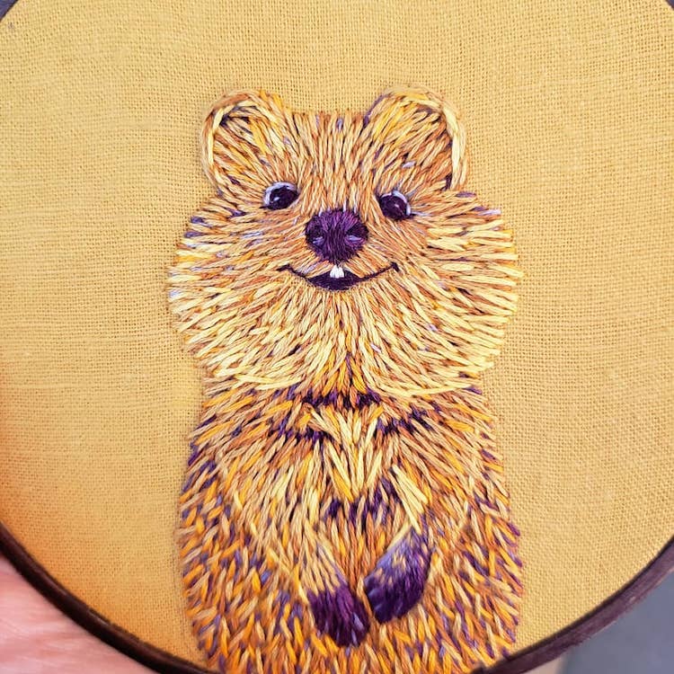laura mcgarrity animal embroidery art 1