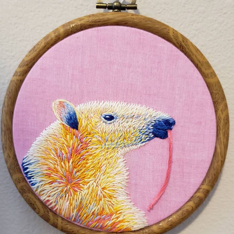 laura mcgarrity animal embroidery art 12