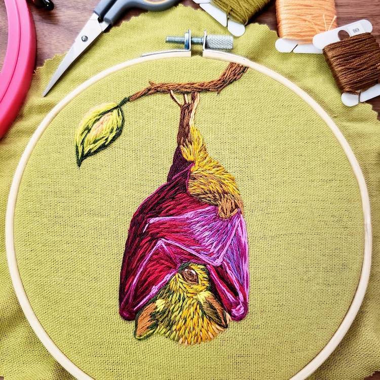 laura mcgarrity animal embroidery art 4