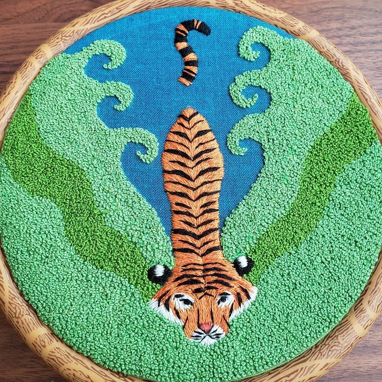 laura mcgarrity animal embroidery art 6