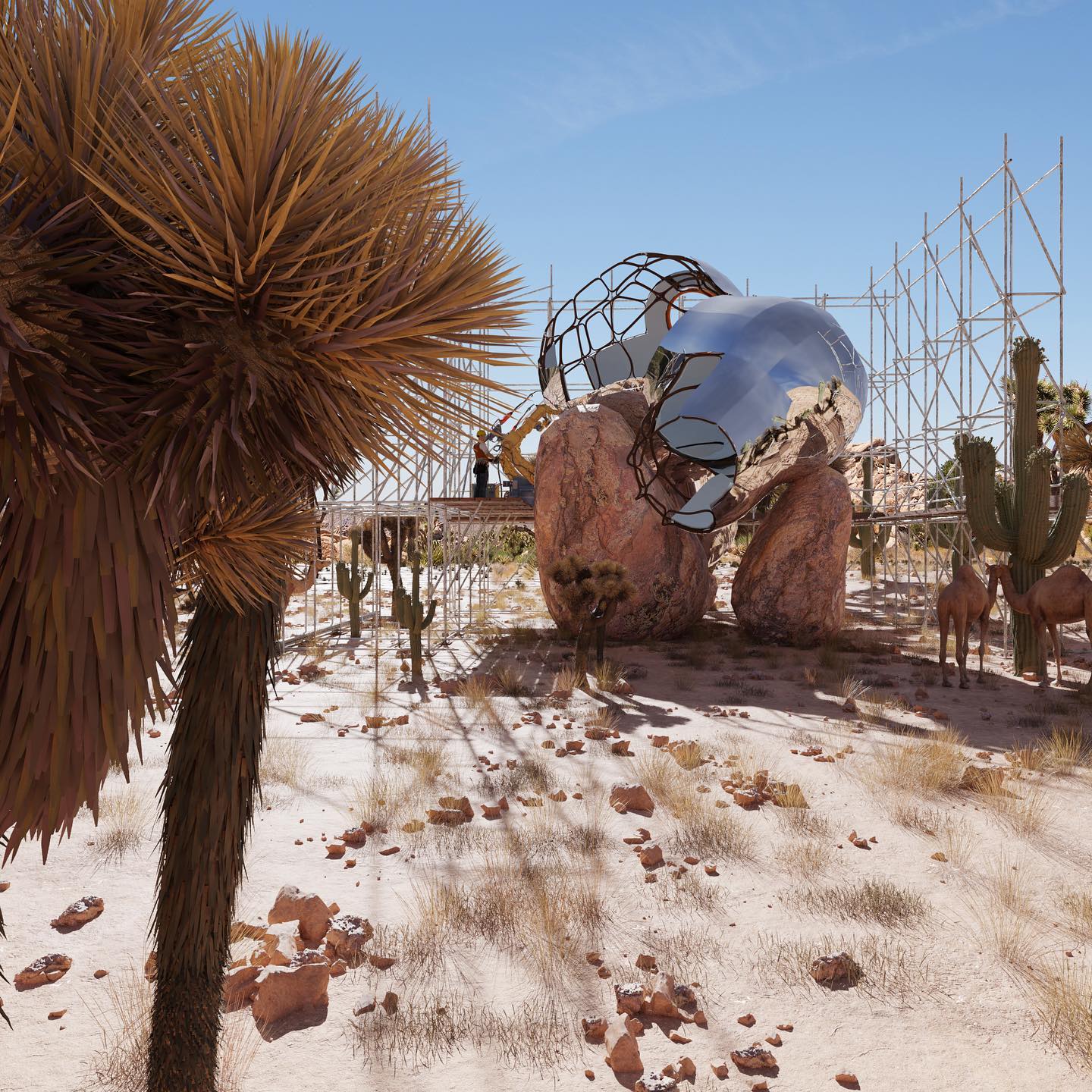Western Icons Exploded and Adored in the East: Dystopian, Brutalist Landscapes by Quin Wu