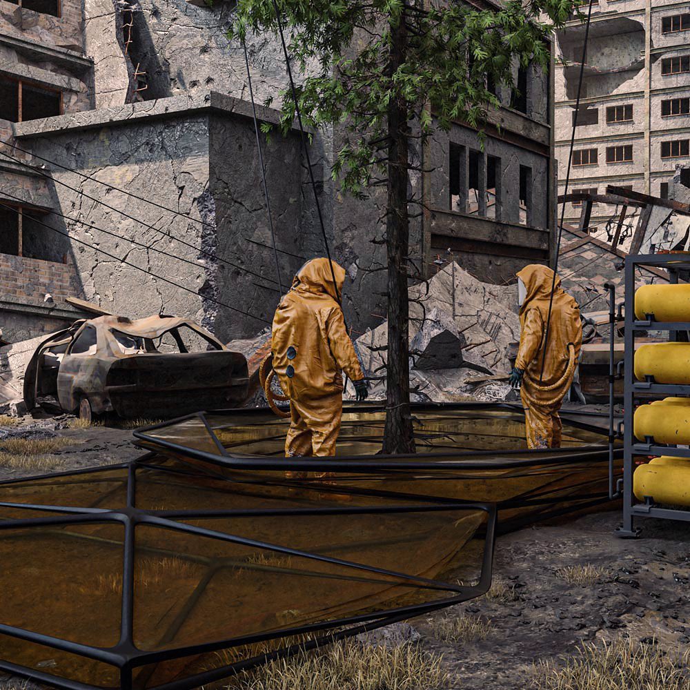 Western Icons Exploded and Adored in the East: Dystopian, Brutalist Landscapes by Quin Wu