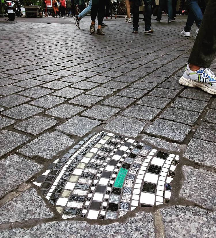 ememem mosaic pavement art 4