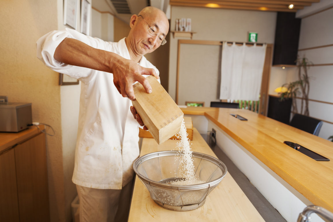 itamae sushi chef preparing rice 2022 03 04 02 39 45 utc