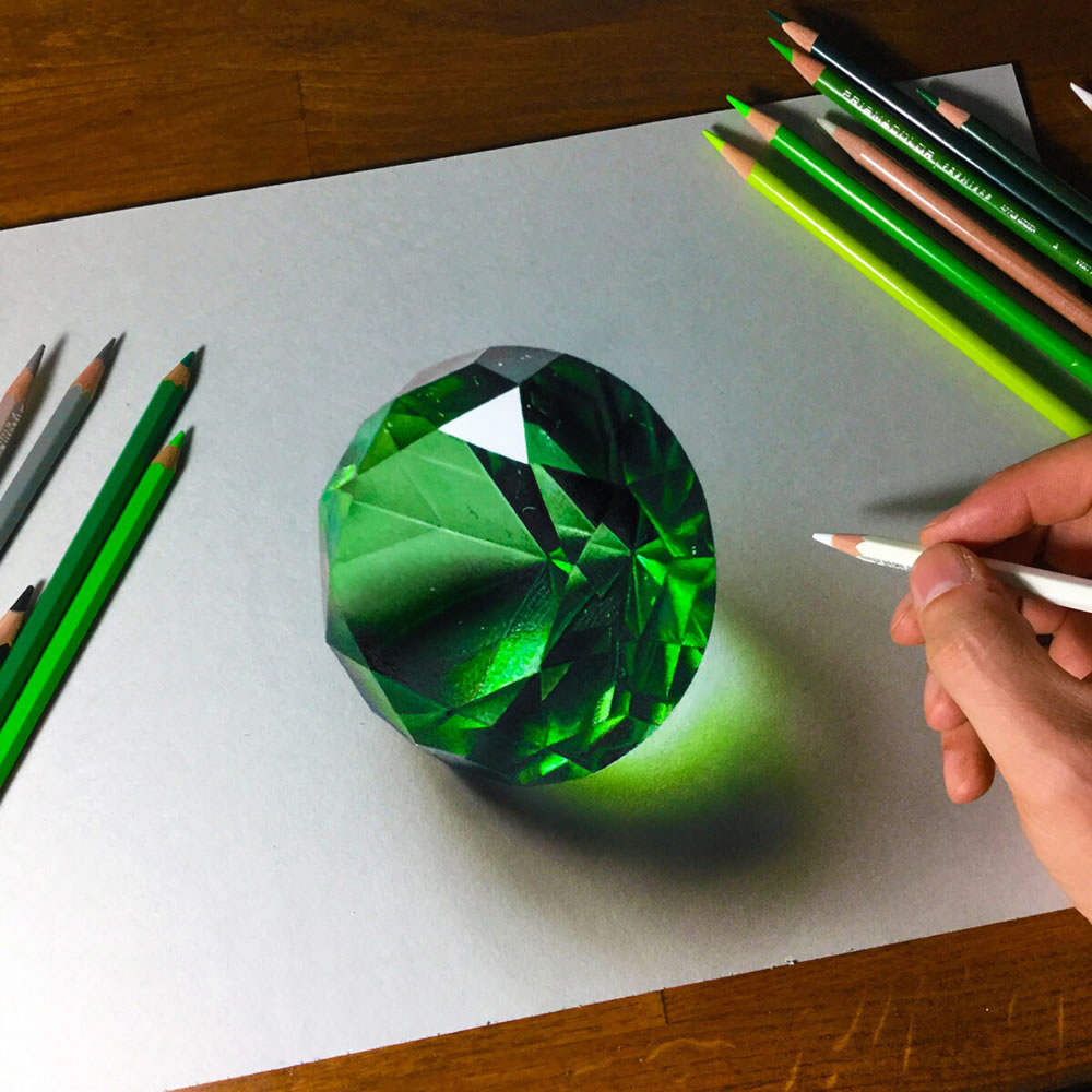 realistic drawings 3d effects marcello barenghi 02