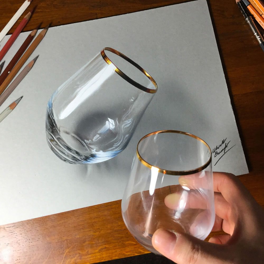 realistic drawings 3d effects marcello barenghi 05