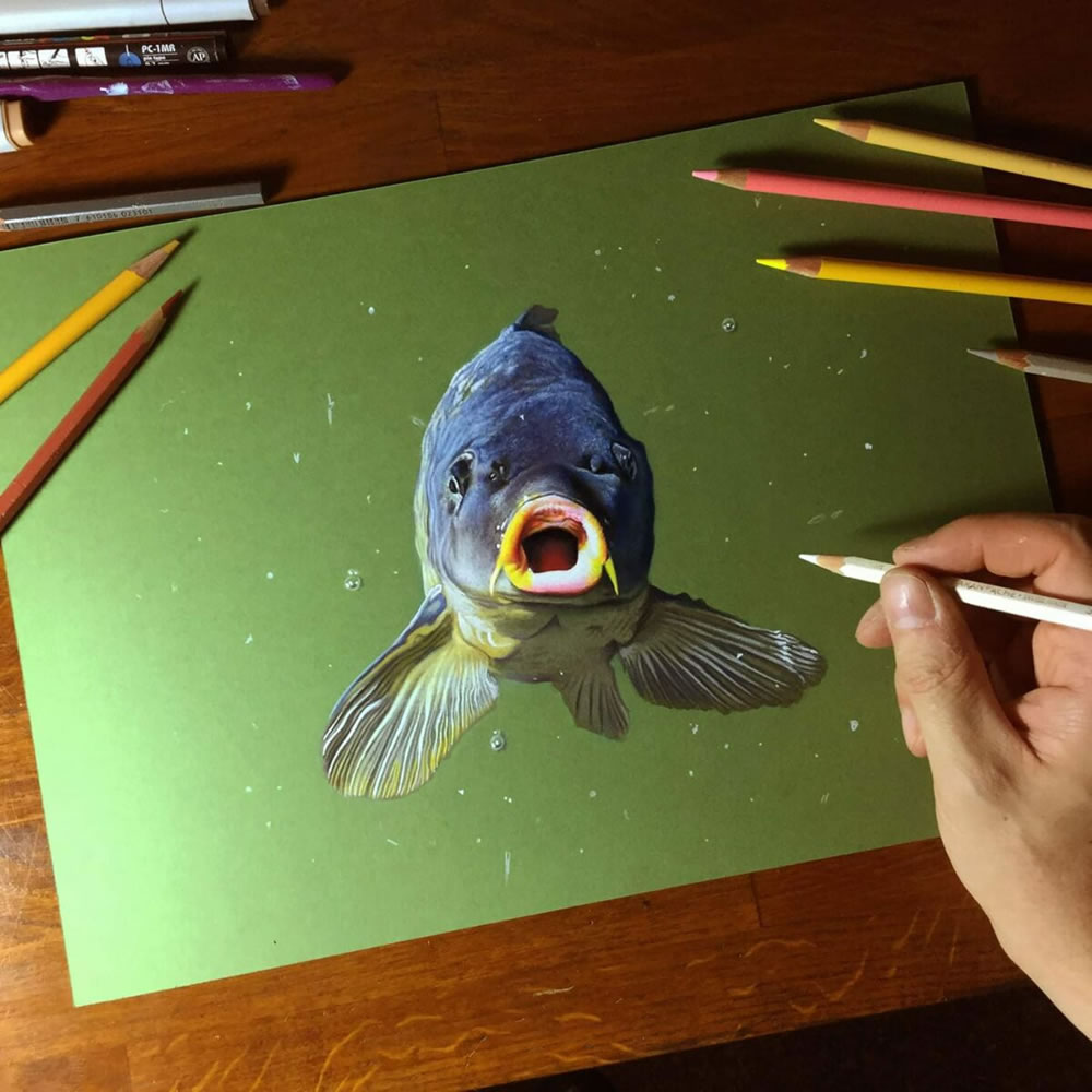 realistic drawings 3d effects marcello barenghi 18