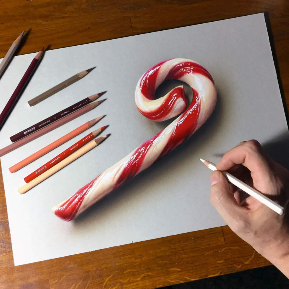 realistic drawings 3d effects marcello barenghi 24