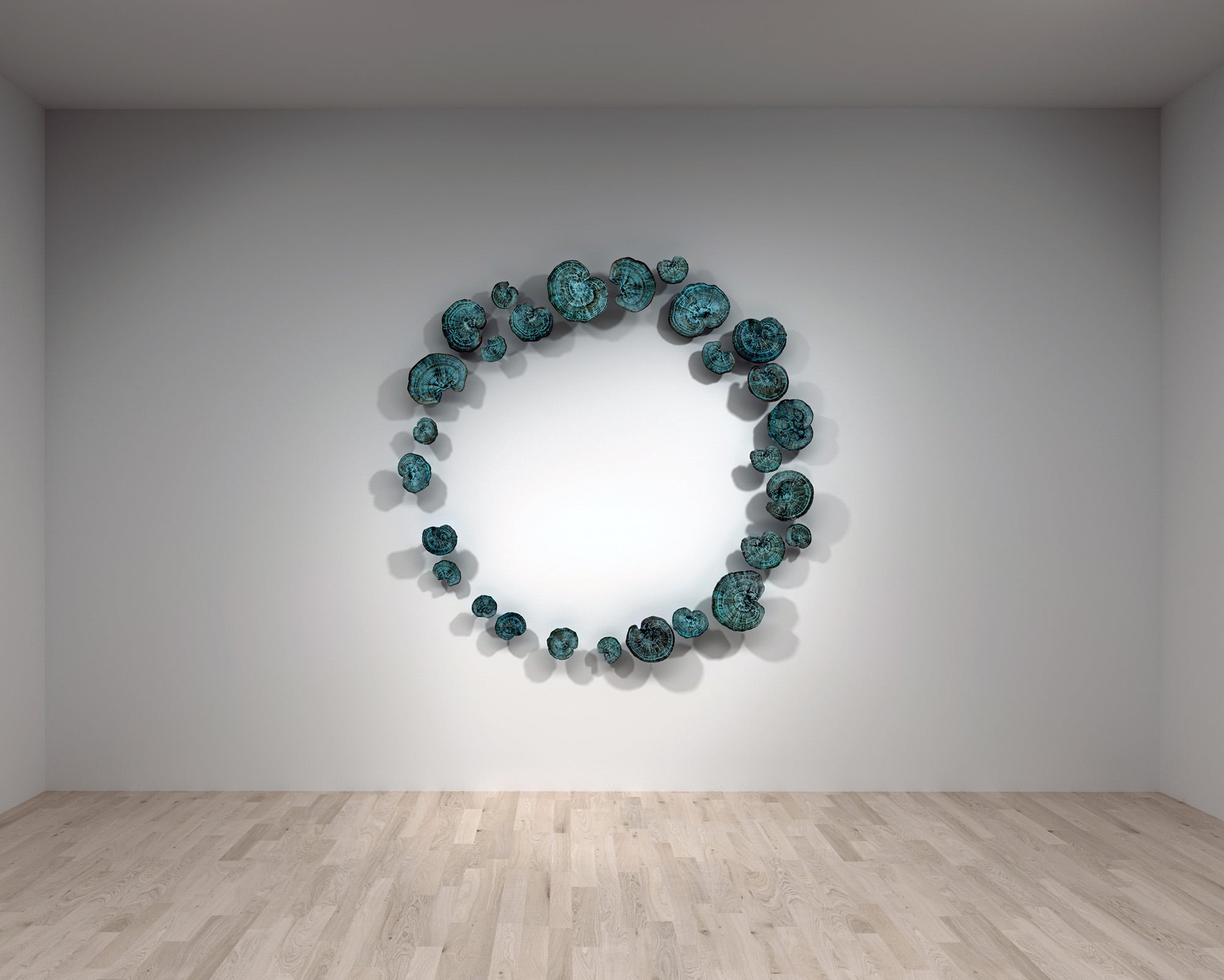 Chinese Artist Xiaojing Yan's Exhibition of Immortality - Bearing Lingzhi Mushroom Sculptures