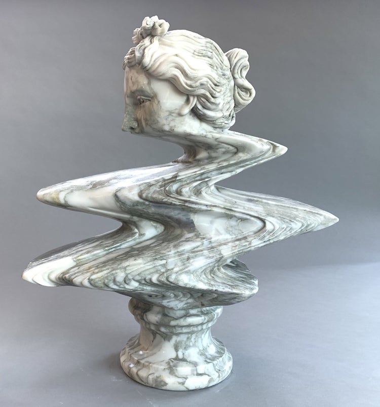 leo caillard wave stone marble sculptures 3
