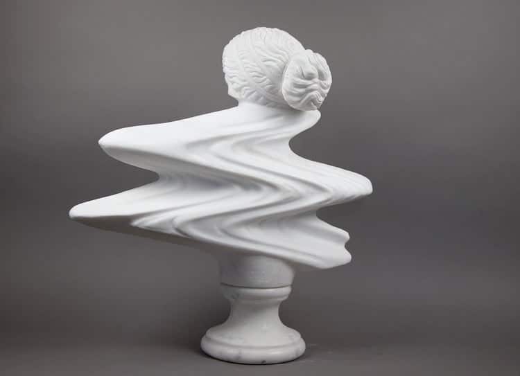 leo caillard wave stone marble sculptures 5