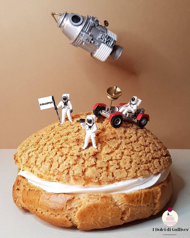 Matteo Stucchi's Incredible Dessert Worlds: Miniature Creations with a Playful Touch