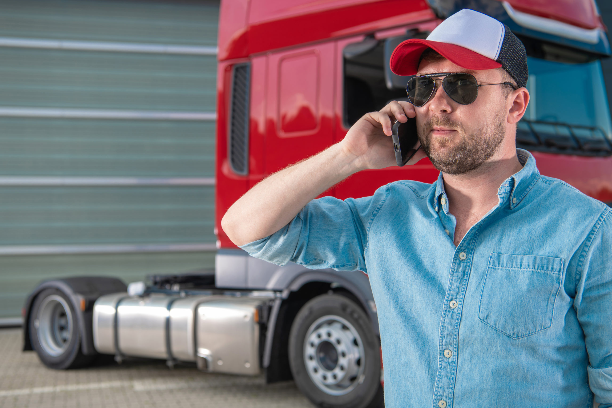truck driver ordering new tractor parts by phone 2021 09 03 06 30 19 utc