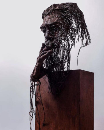 metal wire sculptures darius hulea 06