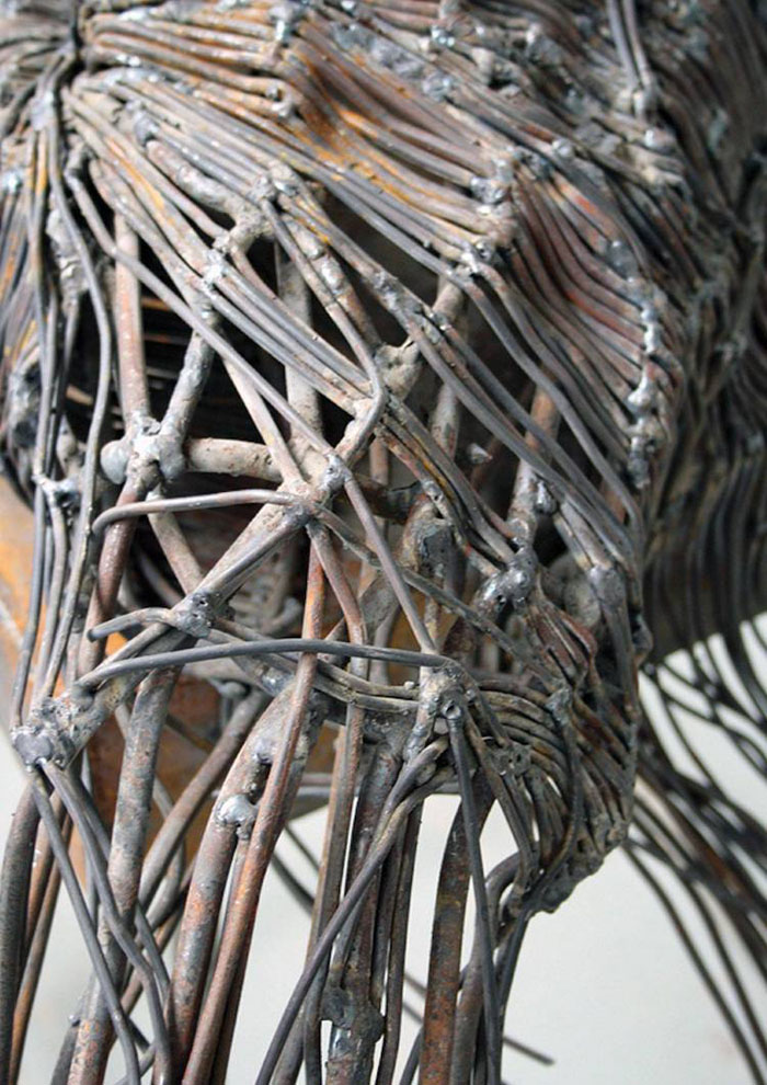 metal wire sculptures darius hulea 17