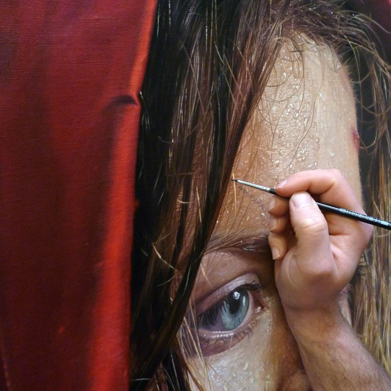 Philipp Weber's Hyper-Realistic Paintings: The Stories Behind the Faces