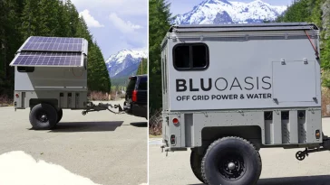 BluOasis BluMobile off grid travel trailer 1