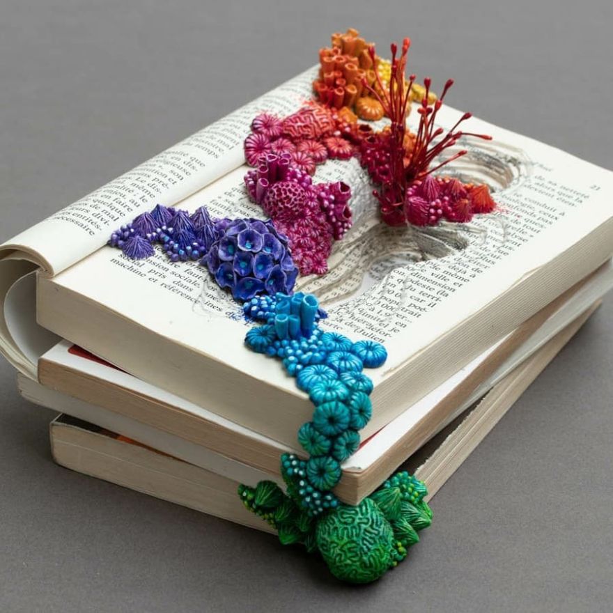 miniature book sculptures stephanie kilgast 04
