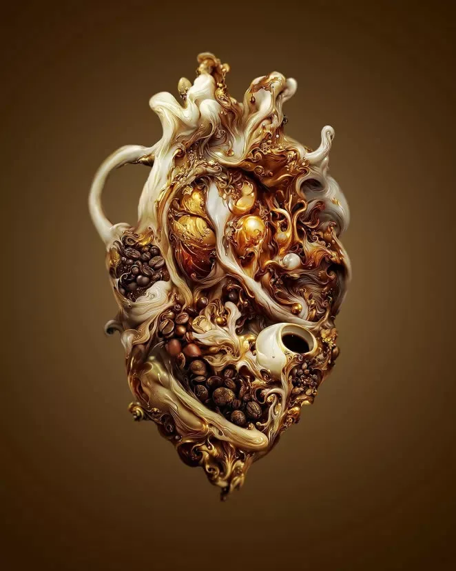 Creepy but Cool: Andrejs Pidjass Uses AI to Generate Stunning Hearts