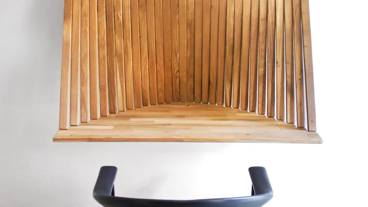 a wooden chair