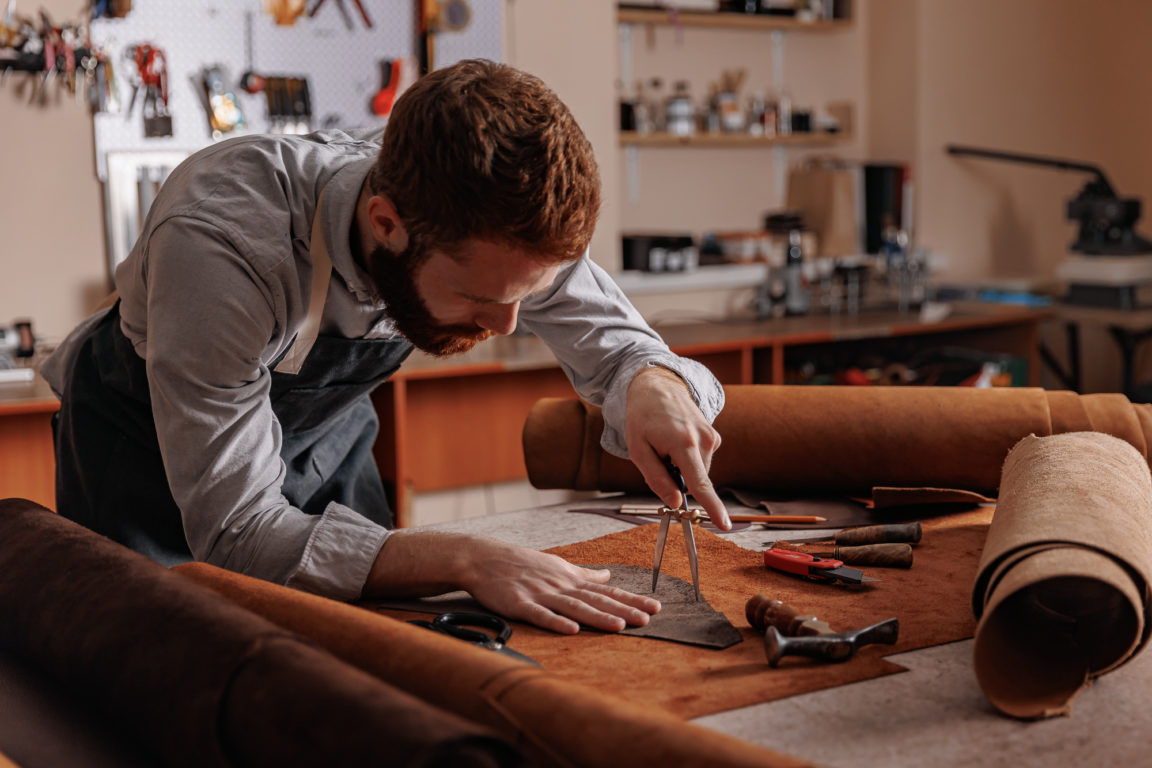 a man sitting at a table