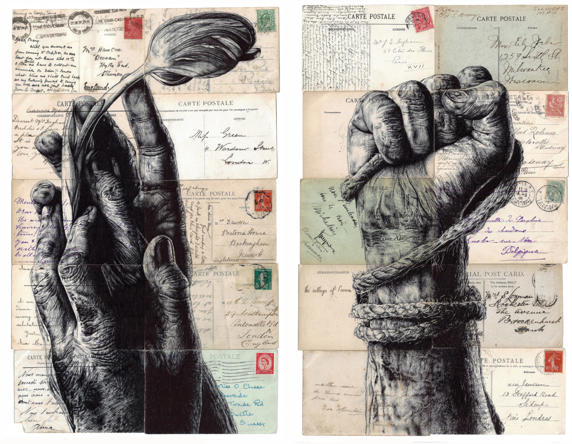 A Montage of Memories: Exploring the Unique Art of Mark Powell