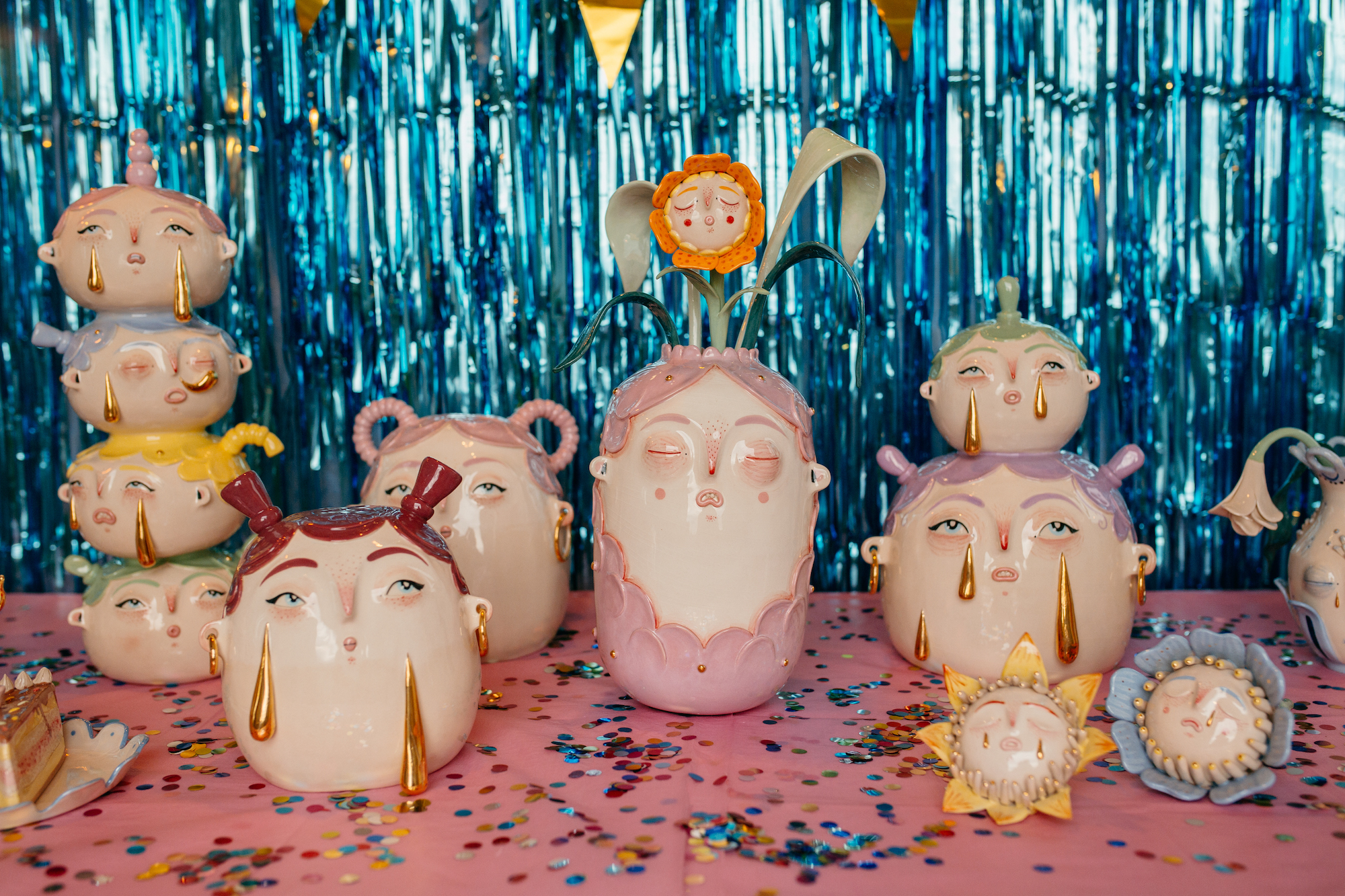 Faces, Flowers, and Fantasies: Ceramic creations of Abi Castillo