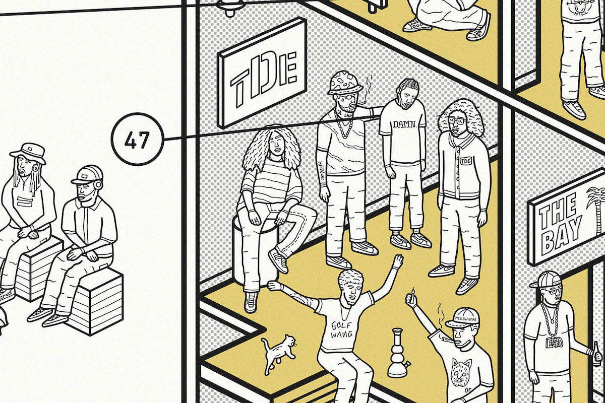 The Boombox Poster that Captures 100 Iconic Hip-Hop Moments