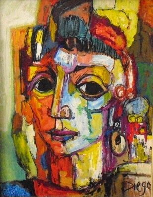 a painting of a person