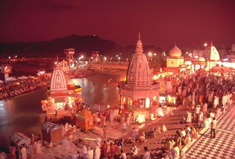 Haridwar Evening view of Har ki Pauri Haridwar 2018022017 5a8c61521e2a6