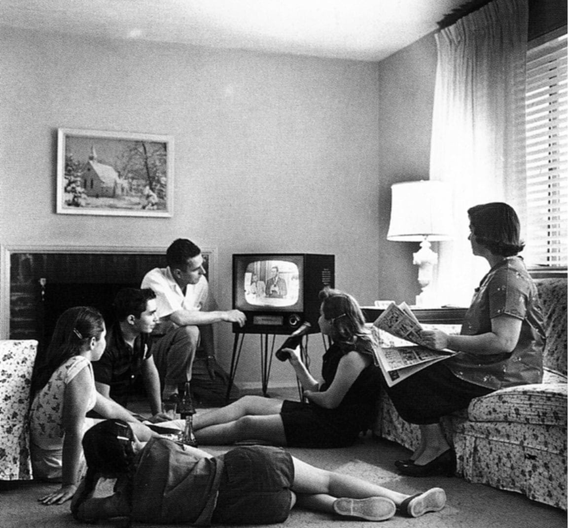 Family watching television 1958 2017010917 5873cb9b2f230