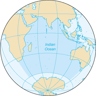 Indian Ocean CIA WFB Map