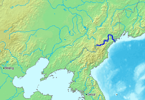Location Tumen River