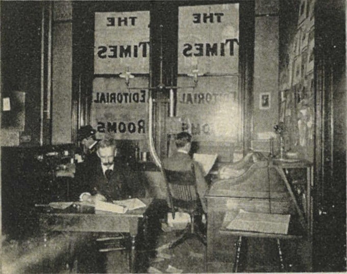 Seattle Daily Times news editor quarters 1900