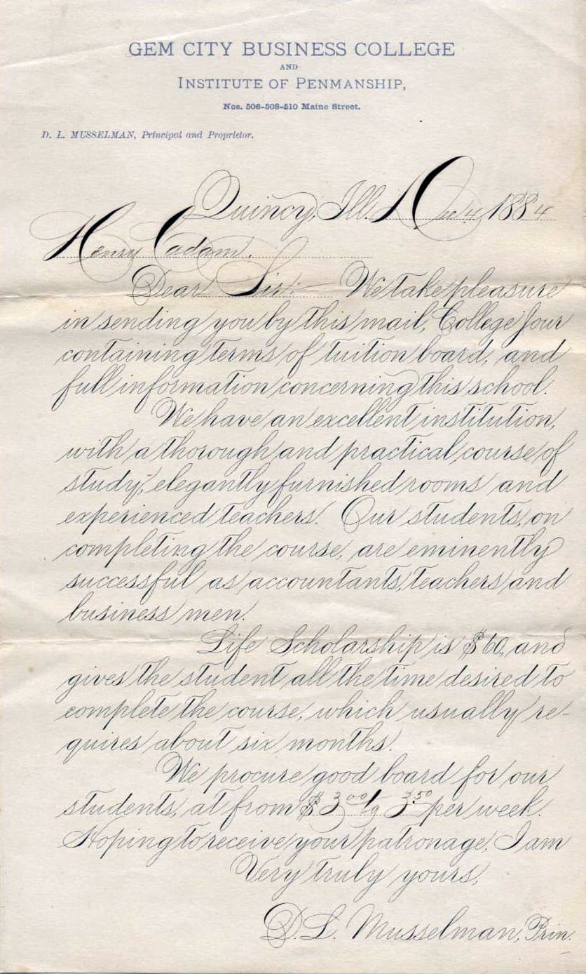 Penmanship