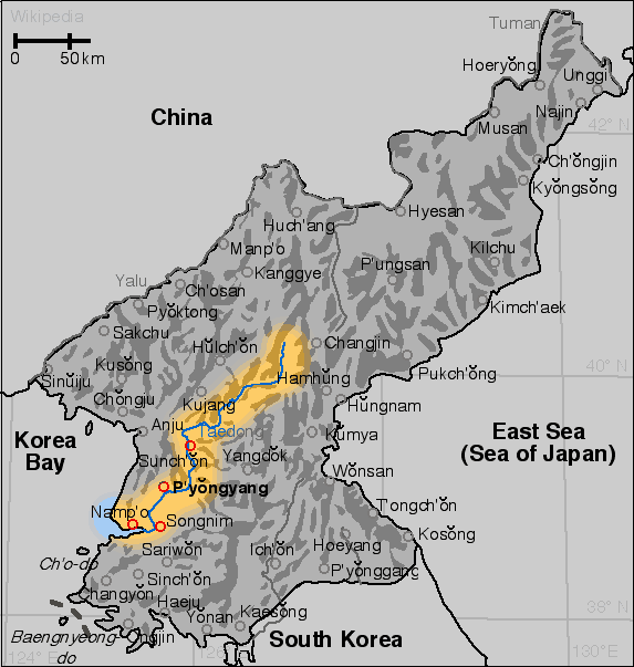 Taedong map