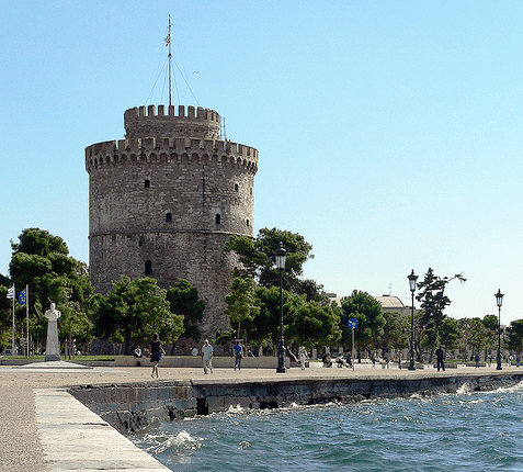 Thessaloniki White Tower and promanade