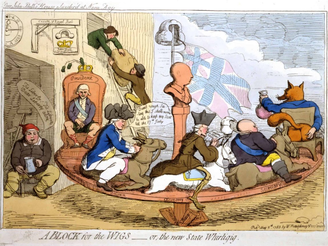 A Block for the Wigs Gillray