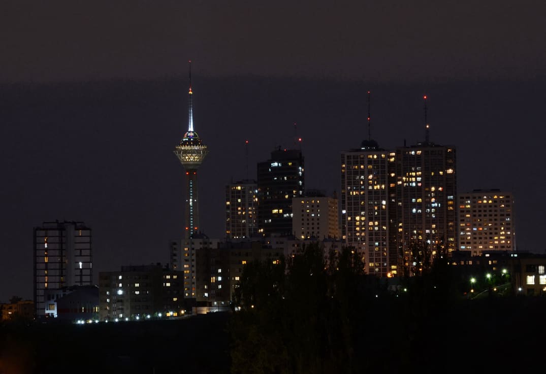 Milad Tower At Night