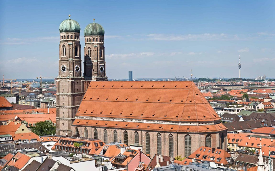 Frauenkirche Munich View from Peterskirche Tower scaled