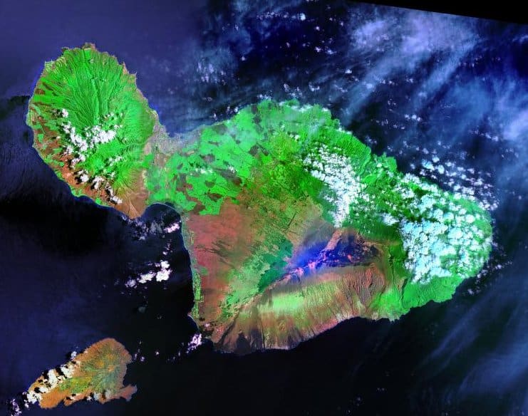 Maui Landsat Photo