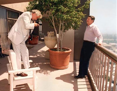 Reagan with Harry Benson